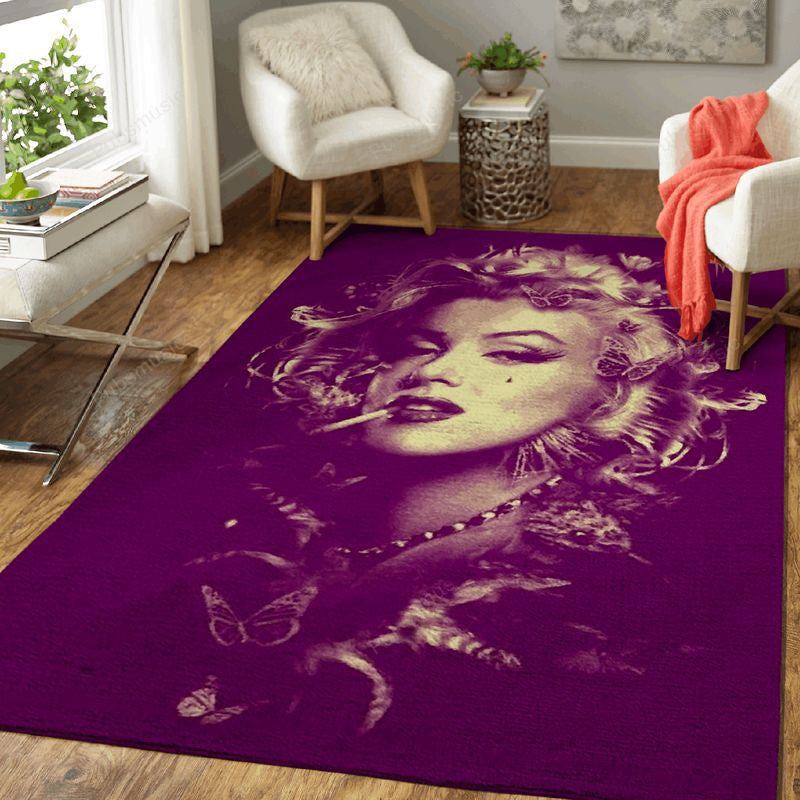 Marilyn Monroe Music Vintage Art Teppich, Teppiche - Outdoor Teppich, Teppich Wohnzimmer, Küchenteppich, Kinderzimmer, Modern