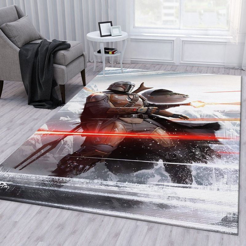 Mandalorian Baby Yoda Star Wars 108 Teppich, Teppiche - Outdoor Teppich, Teppich Wohnzimmer, Küchenteppich, Kinderzimmer, Modern