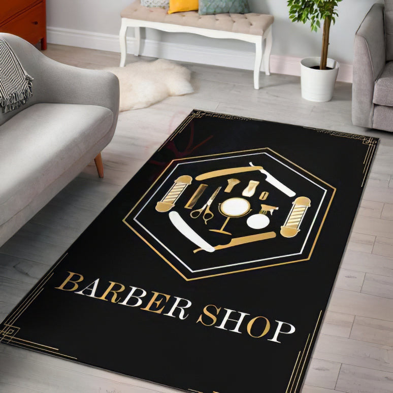 Barber Teppich, Teppiche - Outdoor Teppich, Teppich Wohnzimmer, Küchenteppich, Kinderzimmer, Modern