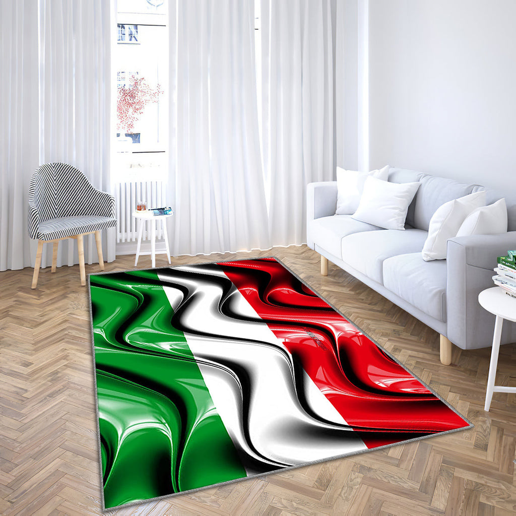 Flagge von Nordrhein-Westfalen Bundesländer Deutschlands Teppich, Teppiche - Verwaltungsbezirke Outdoor-Teppich, Wohnzimmerteppich, Küchenteppich, Kinderzimmer, Modern