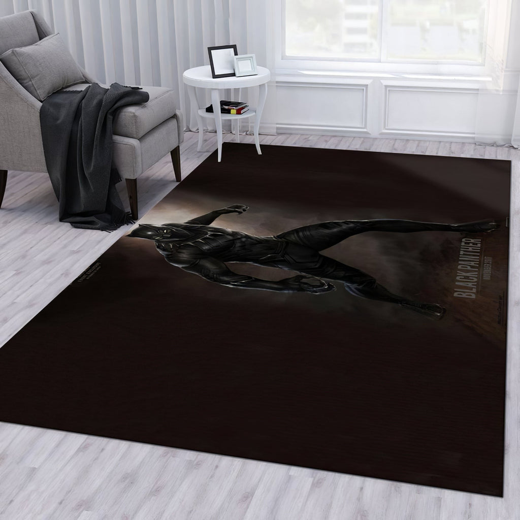 Black Panther Marvel 10 Teppich, Teppiche - Outdoor Teppich, Teppich Wohnzimmer, Küchenteppich, Kinderzimmer, Modern
