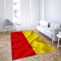 Paderborn Flagge Seidenstruktur Teppich, Teppiche - Seidenfahne Outdoor Teppich, Wohnzimmerteppich, Küchenteppich, Kinderzimmer, Modern