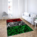Italienische Flagge Teppich, Teppiche - Abstrakter Rauch Outdoor-Teppich, Wohnzimmerteppich, Küchenteppich, Kinderzimmer, Modern