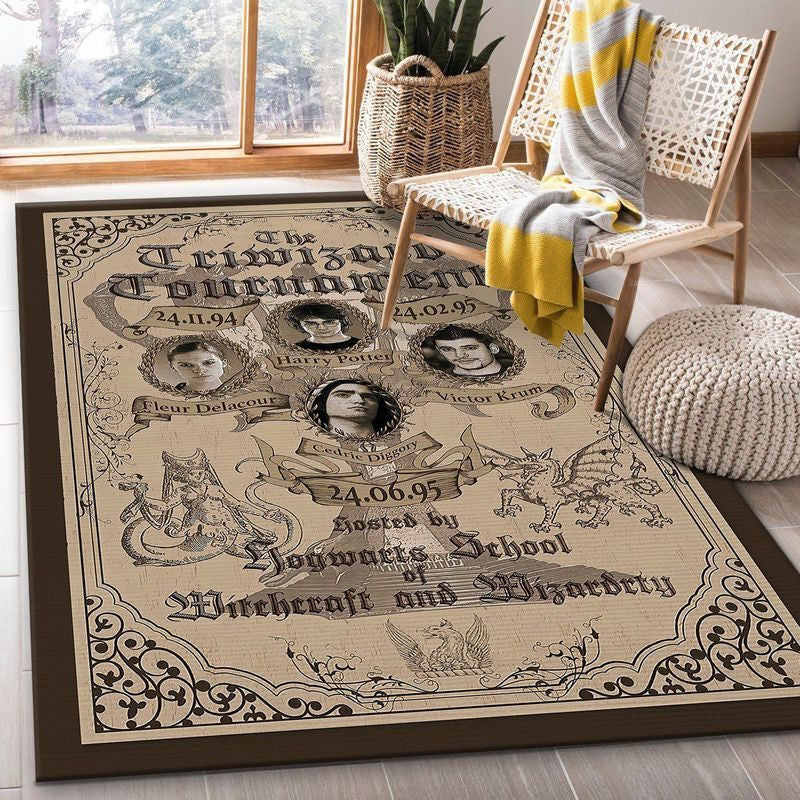 Harry Potter Hogwarts1001 Teppich, Teppiche - Outdoor Teppich, Teppich Wohnzimmer, Küchenteppich, Kinderzimmer, Modern