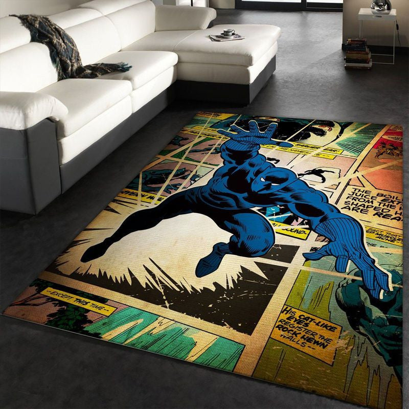 Mcu Black Panther Marvel Comic Hero Movie Teppich, Teppiche - Outdoor Teppich, Teppich Wohnzimmer, Küchenteppich, Kinderzimmer, Modern