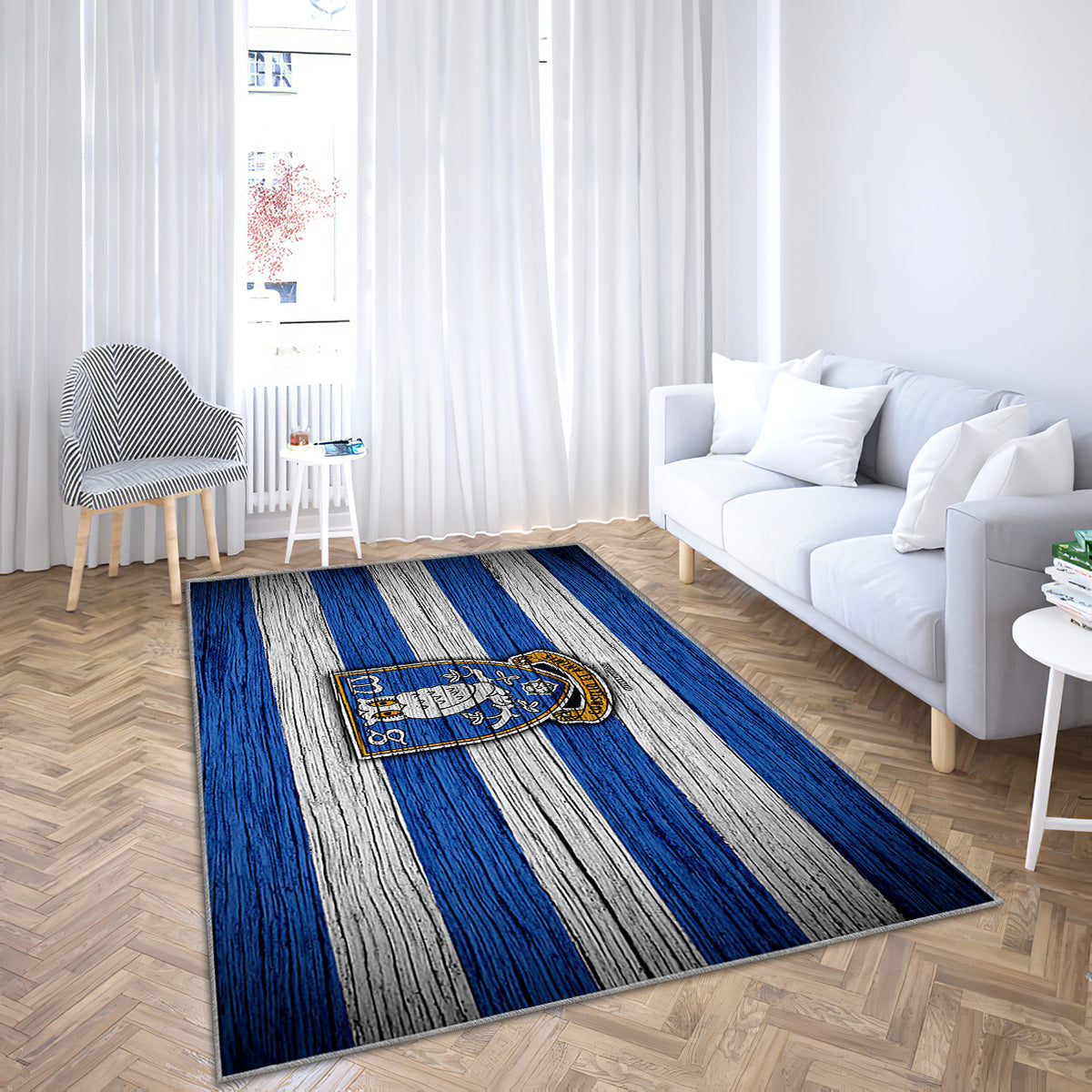 Sheffield Wednesday Fc Efl Championship Teppich, Teppiche - Fußball Outdoor Teppich, Teppich Wohnzimmer, Küchenteppich, Kinderzimmer, Modern