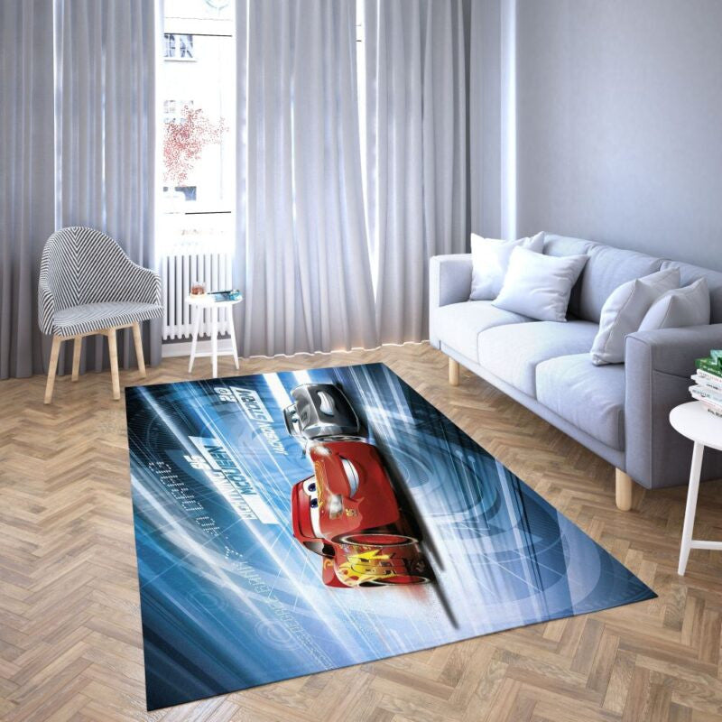 Lightning Mcqueen Car Of Disney 12 Teppich, Teppiche - Outdoor Teppich, Teppich Wohnzimmer, Küchenteppich, Kinderzimmer, Modern