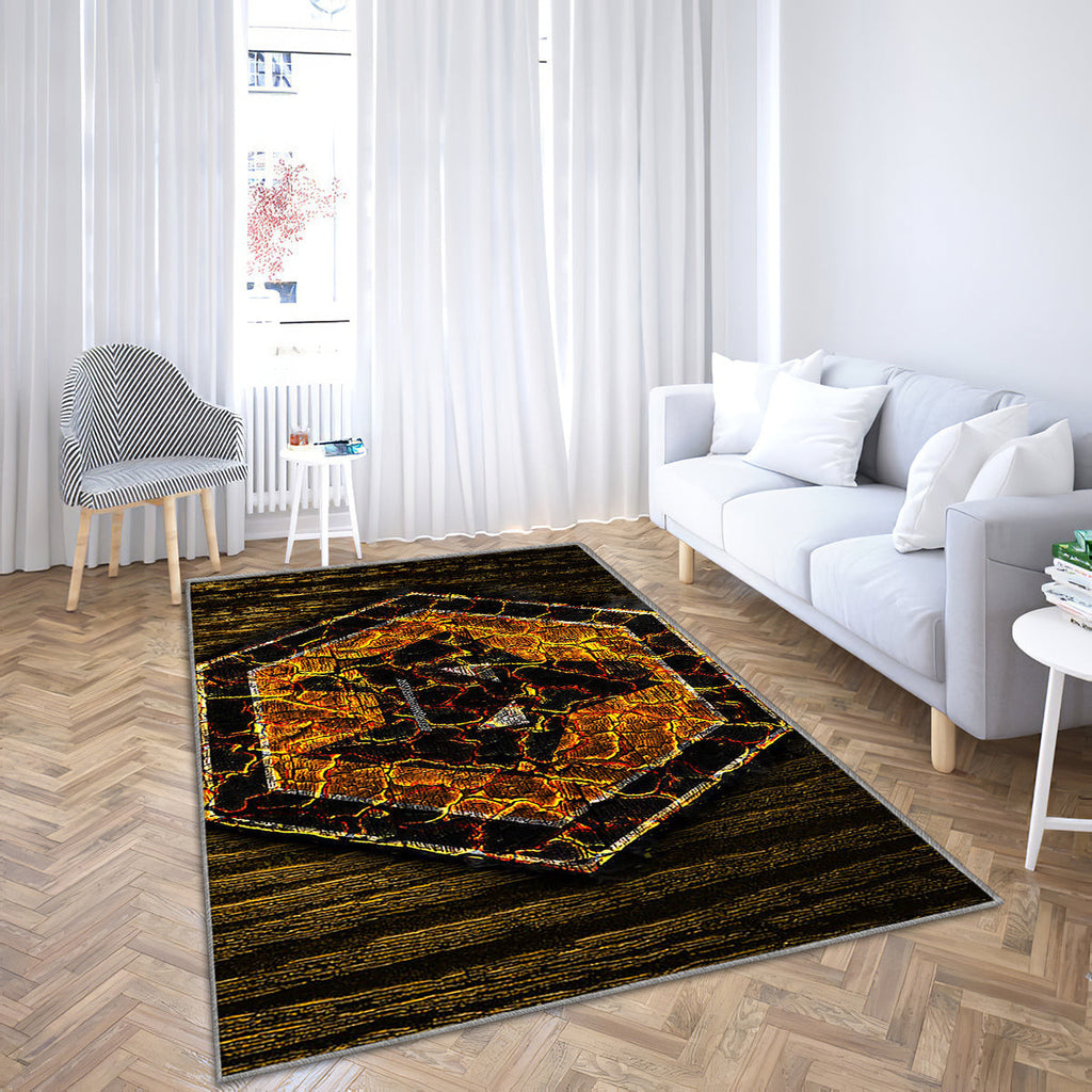 Wolverhampton Wanderers FC Teppich, Teppiche – Teppich mit gebranntem Logo für den Außenbereich, Wohnzimmerteppich, Küchenteppich, Kinderzimmer, Modern