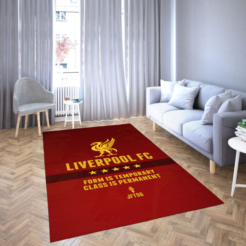 Fc Liverpool Logo Premier League Fußballverein 33 Teppich, Teppiche - Outdoor Teppich, Teppich Wohnzimmer, Küchenteppich, Kinderzimmer, Modern