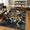 3D Skelett Halloween  Teppich, Teppiche - Outdoor Teppich, Teppich Wohnzimmer, Küchenteppich, Kinderzimmer, Modern