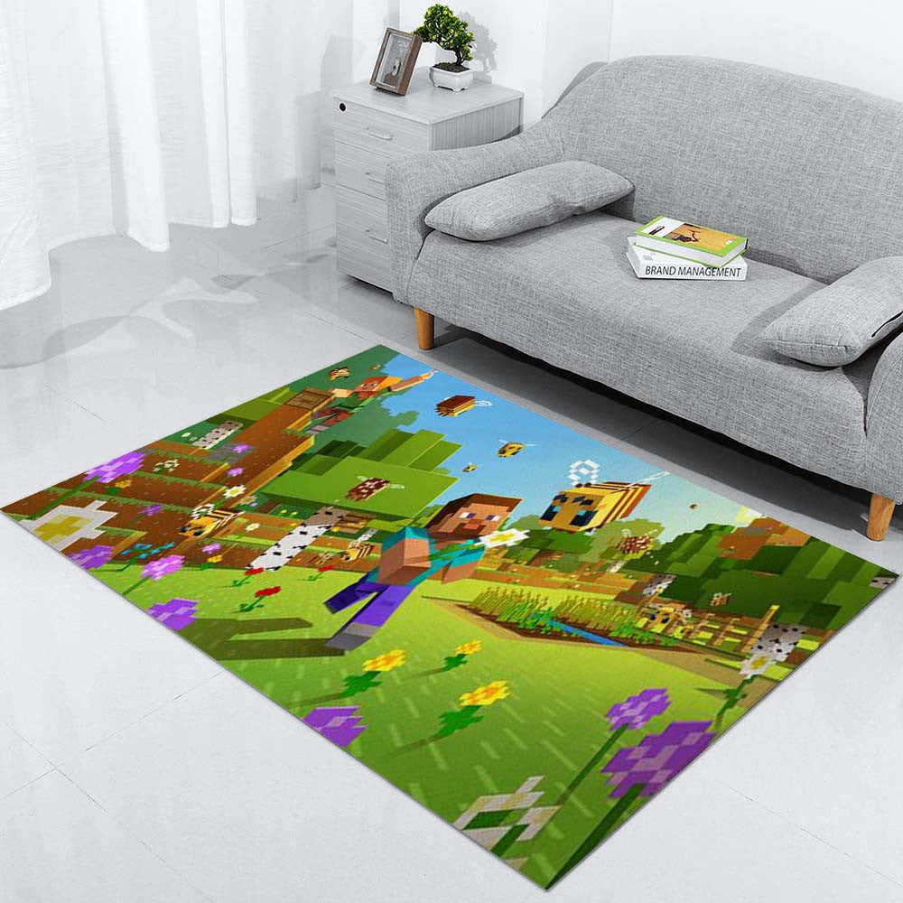 Minecraft 031 Teppich, Teppiche - Outdoor Teppich, Teppich Wohnzimmer, Küchenteppich, Kinderzimmer, Modern