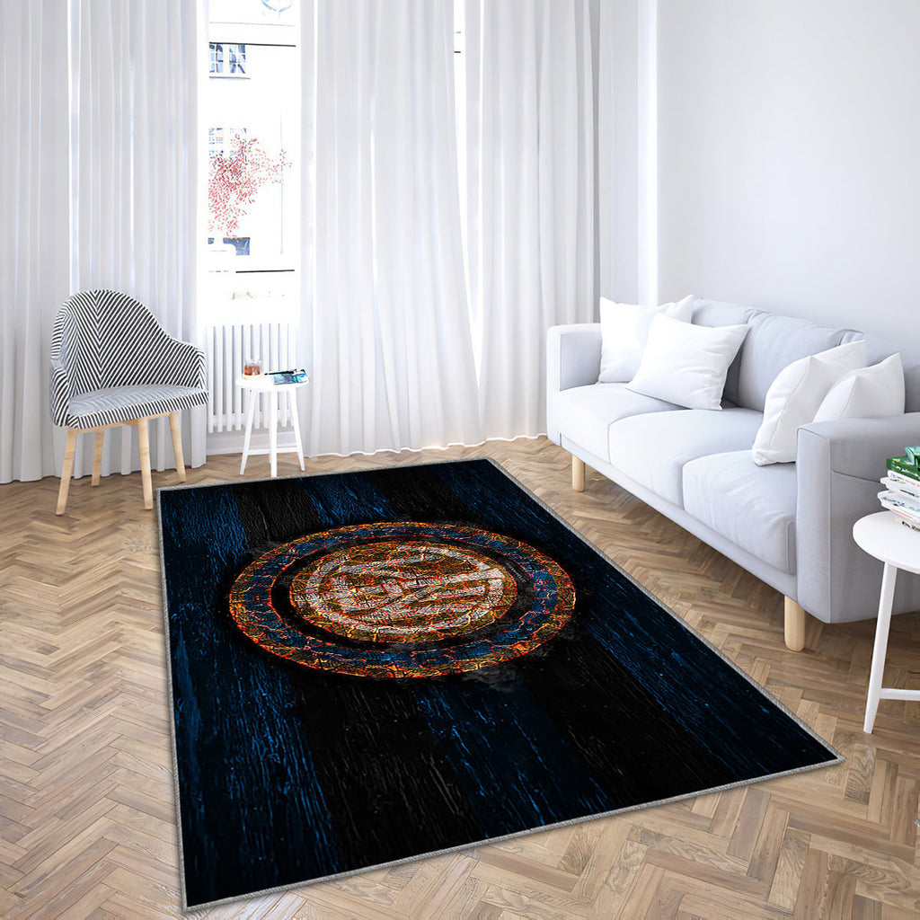 Inter Mailand FC Feuer Logo Teppich, Teppiche - Serie A Outdoor-Teppich, Wohnzimmerteppich, Küchenteppich, Kinderzimmer, Modern