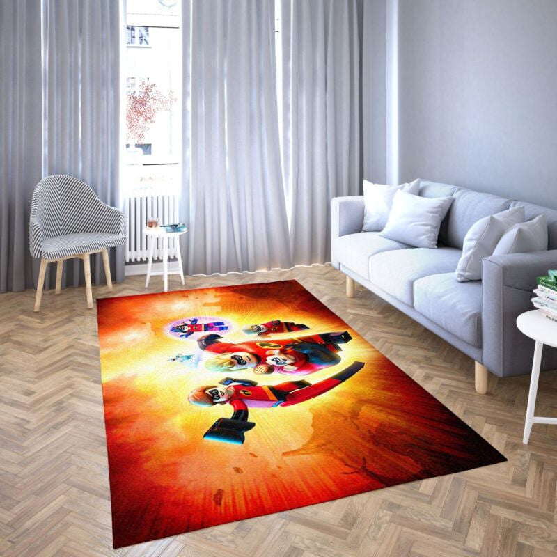 Incredibles 2 Karikatur Lieblings 3 Teppich, Teppiche - Outdoor Teppich, Teppich Wohnzimmer, Küchenteppich, Kinderzimmer, Modern