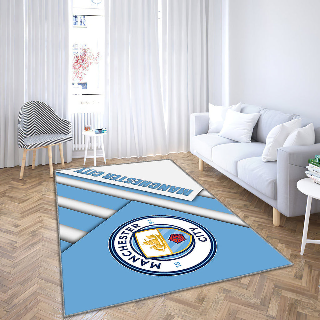 Manchester City Fc Teppich, Teppiche - Logo-Materialdesign Outdoor Teppich, Teppich Wohnzimmer, Küchenteppich, Kinderzimmer, Modern