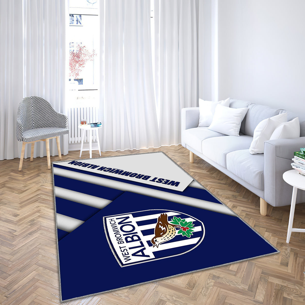 West Bromwich Albion Fc Teppich, Teppiche - Logo-Materialdesign Outdoor Teppich, Teppich Wohnzimmer, Küchenteppich, Kinderzimmer, Modern