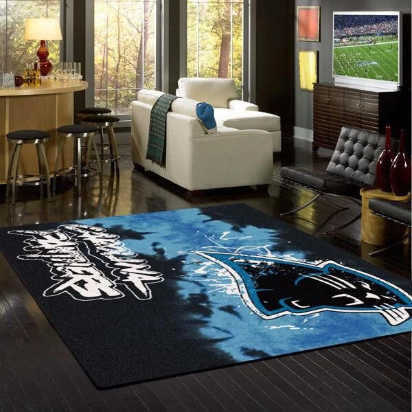 Carolina Panthers Verschwinden Teppich, Teppiche - Outdoor Teppich, Teppich Wohnzimmer, Küchenteppich, Kinderzimmer, Modern