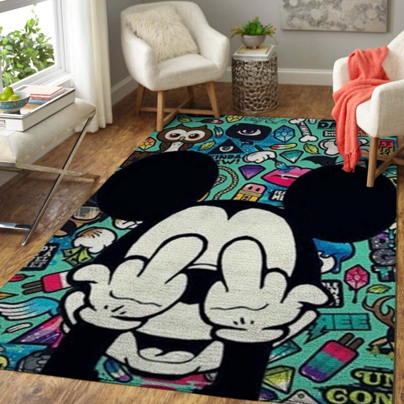 Mickey Disney 7 Teppich, Teppiche - Outdoor Teppich, Teppich Wohnzimmer, Küchenteppich, Kinderzimmer, Modern