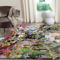 Familia Mickey Mouse Teppich, Teppiche - Outdoor Teppich, Teppich Wohnzimmer, Küchenteppich, Kinderzimmer, Modern