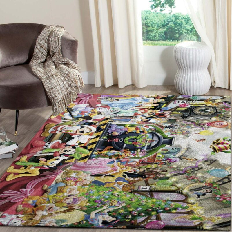 Familia Mickey Mouse Teppich, Teppiche - Outdoor Teppich, Teppich Wohnzimmer, Küchenteppich, Kinderzimmer, Modern