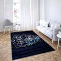 Le Havre Ac Teppich, Teppiche - Teppich mit gebranntem Logo für den Außenbereich, Wohnzimmerteppich, Küchenteppich, Kinderzimmer, modern
