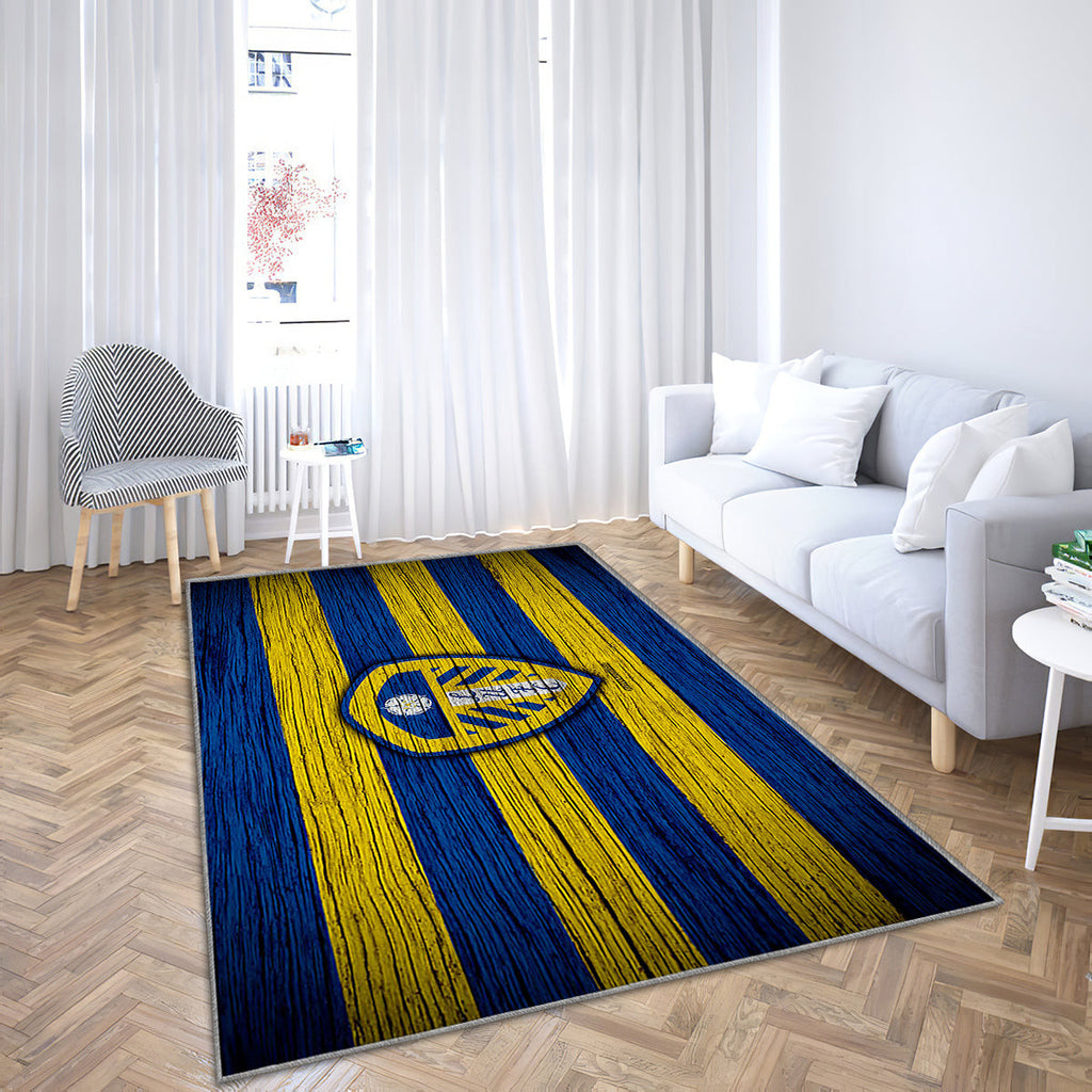 Leeds United Fc Efl Championship Teppich, Teppiche - Fußball Outdoor Teppich, Teppich Wohnzimmer, Küchenteppich, Kinderzimmer, Modern