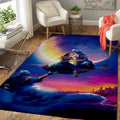 Aladdin Prinzessin Jasmin Und Genie E Teppich, Teppiche - Outdoor Teppich, Teppich Wohnzimmer, Küchenteppich, Kinderzimmer, Modern