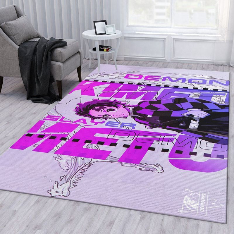 Anime Demon Slayer 9 Teppich, Teppiche - Outdoor Teppich, Teppich Wohnzimmer, Küchenteppich, Kinderzimmer, Modern