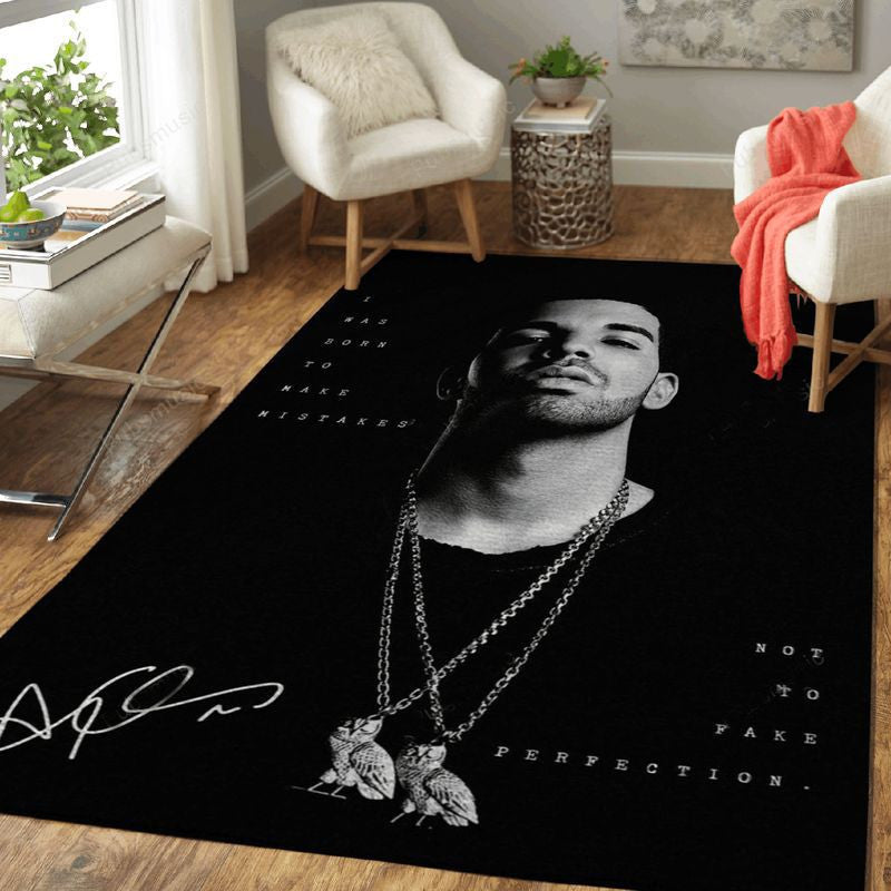 Music Rapper Drake Music Legends Art Teppich, Teppiche - Outdoor Teppich, Teppich Wohnzimmer, Küchenteppich, Kinderzimmer, Modern