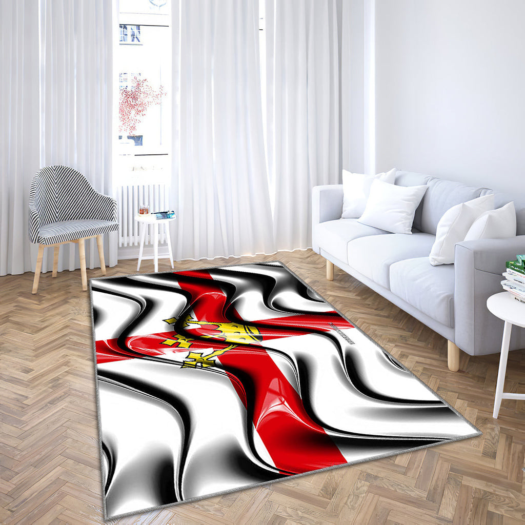 Koblenz Flagge Städte Deutschlands Teppich, Teppiche - Europa Outdoor Teppich, Wohnzimmerteppich, Küchenteppich, Kinderzimmer, Modern