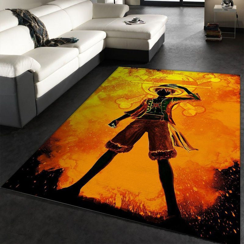 Luffy One Piece Teppich, Teppiche - Outdoor Teppich, Teppich Wohnzimmer, Küchenteppich, Kinderzimmer, Modern