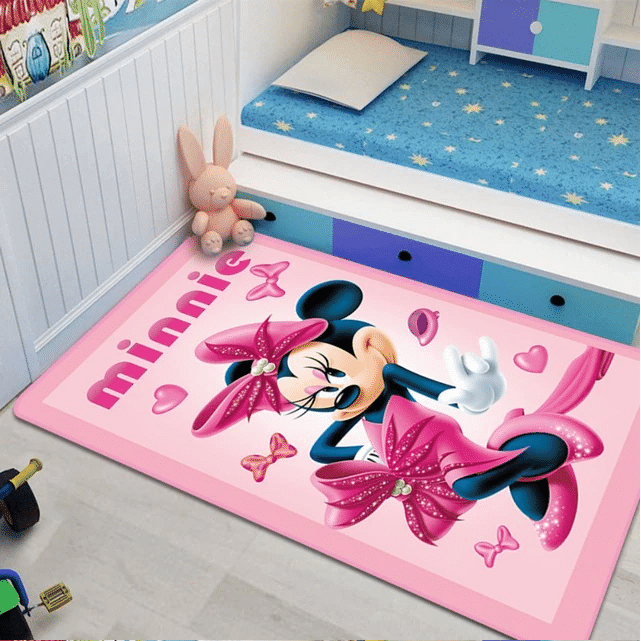 Disney Mickey Minnie Mouse 28 Teppich, Teppiche - Outdoor Teppich, Teppich Wohnzimmer, Küchenteppich, Kinderzimmer, Modern
