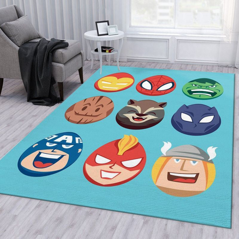 Avengers Marvel Super Heroes Eggcelsior 1 Teppich, Teppiche - Outdoor Teppich, Teppich Wohnzimmer, Küchenteppich, Kinderzimmer, Modern
