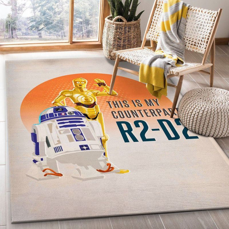 Droids Teppich, Teppiche - Outdoor Teppich, Teppich Wohnzimmer, Küchenteppich, Kinderzimmer, Modern