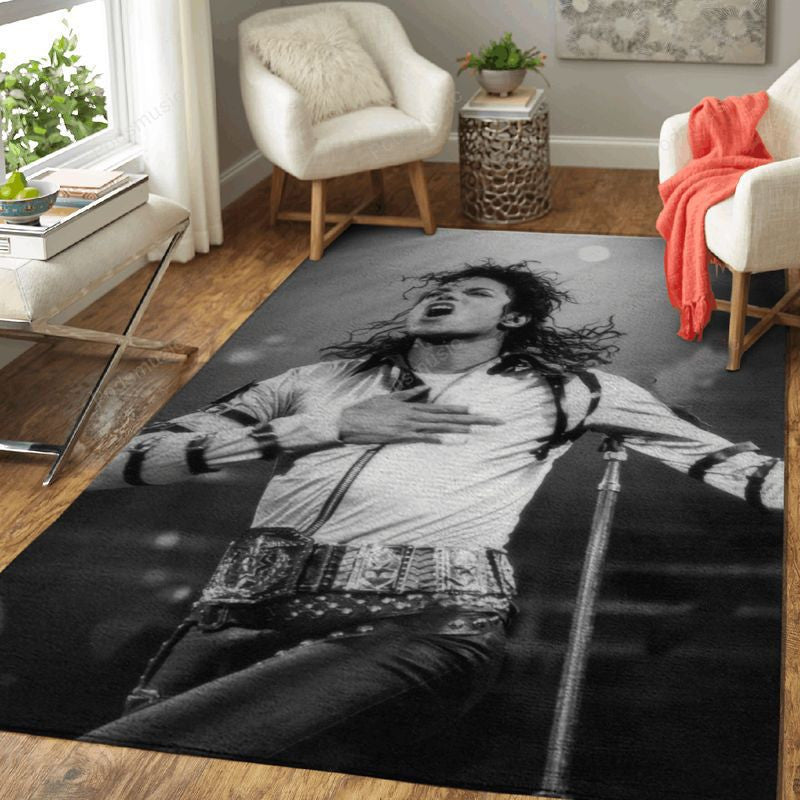 Michael Jackson Music Art Teppich, Teppiche - Outdoor Teppich, Teppich Wohnzimmer, Küchenteppich, Kinderzimmer, Modern