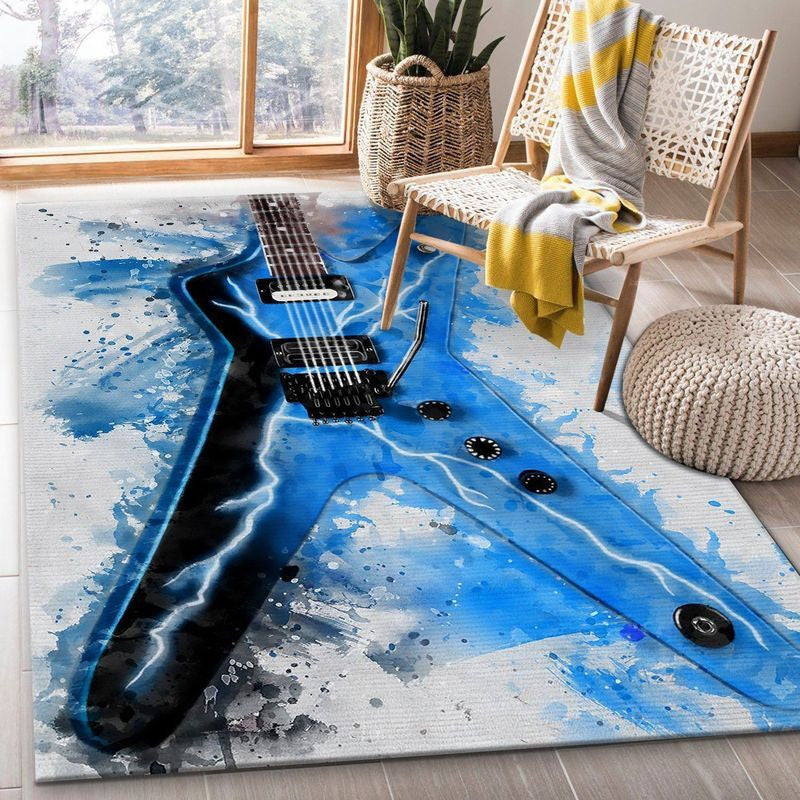 Electric Guitar Teppich, Teppiche - Outdoor Teppich, Teppich Wohnzimmer, Küchenteppich, Kinderzimmer, Modern