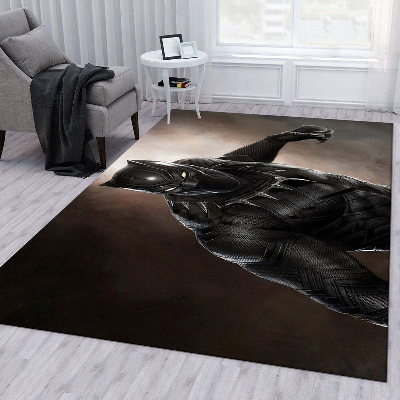 Black Panther Ver1 Movie Teppich, Teppiche - Outdoor Teppich, Teppich Wohnzimmer, Küchenteppich, Kinderzimmer, Modern