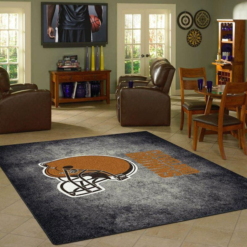 Cleveland Browns Nfl 1 Teppich, Teppiche - Outdoor Teppich, Teppich Wohnzimmer, Küchenteppich, Kinderzimmer, Modern
