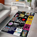 I Love The Beatles Teppich, Teppiche - Outdoor Teppich, Teppich Wohnzimmer, Küchenteppich, Kinderzimmer, Modern