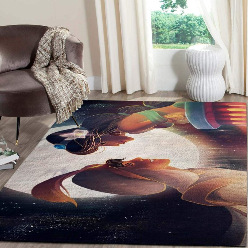 Aladdin Jasmine Disney Gardens Limited Edition Teppich, Teppiche - Outdoor Teppich, Teppich Wohnzimmer, Küchenteppich, Kinderzimmer, Modern