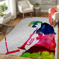 Miles Davis Watercolor Music Legends Art Teppich, Teppiche - Outdoor Teppich, Teppich Wohnzimmer, Küchenteppich, Kinderzimmer, Modern