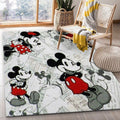 Mickey Comic Discovered Teppich, Teppiche - Outdoor Teppich, Teppich Wohnzimmer, Küchenteppich, Kinderzimmer, Modern