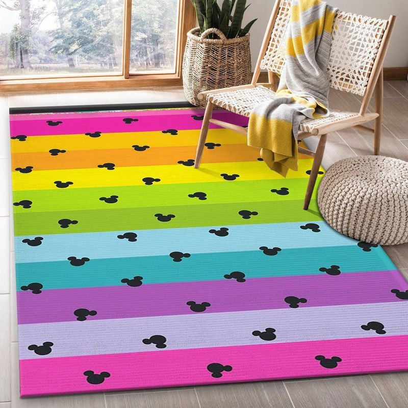 Mickey Mouse Disney 41 Teppich, Teppiche - Outdoor Teppich, Teppich Wohnzimmer, Küchenteppich, Kinderzimmer, Modern