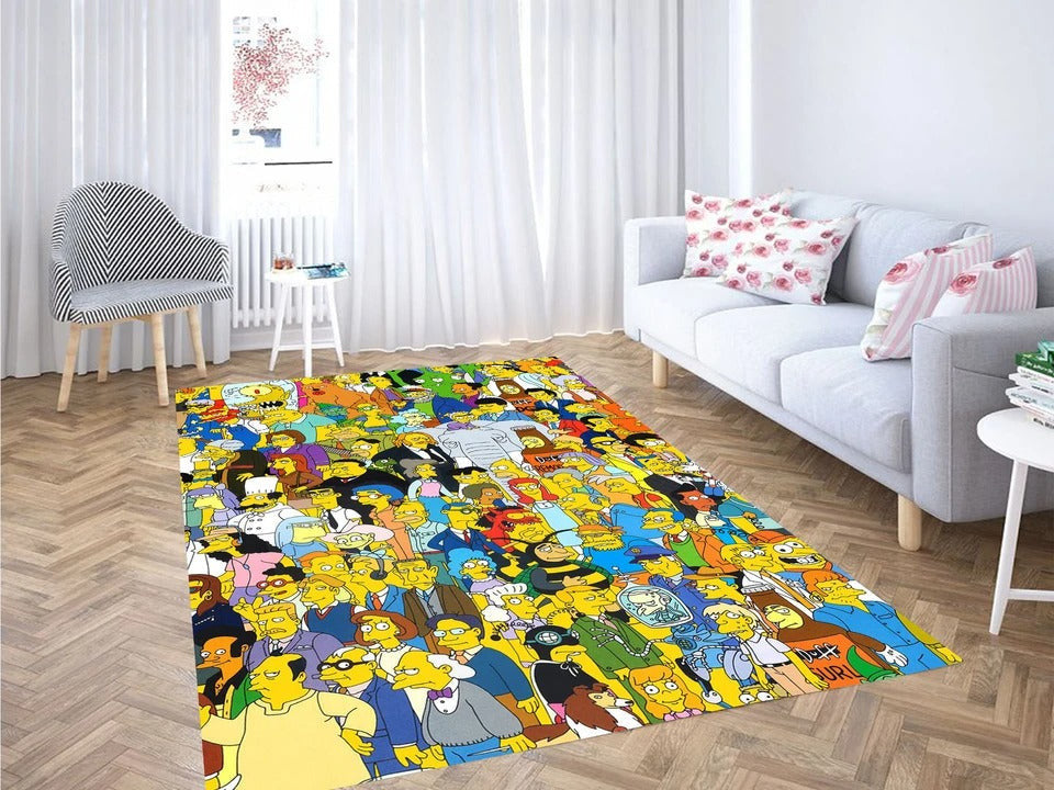 Die Simpsons Charakter E Teppich, Teppiche - Outdoor Teppich, Teppich Wohnzimmer, Küchenteppich, Kinderzimmer, Modern