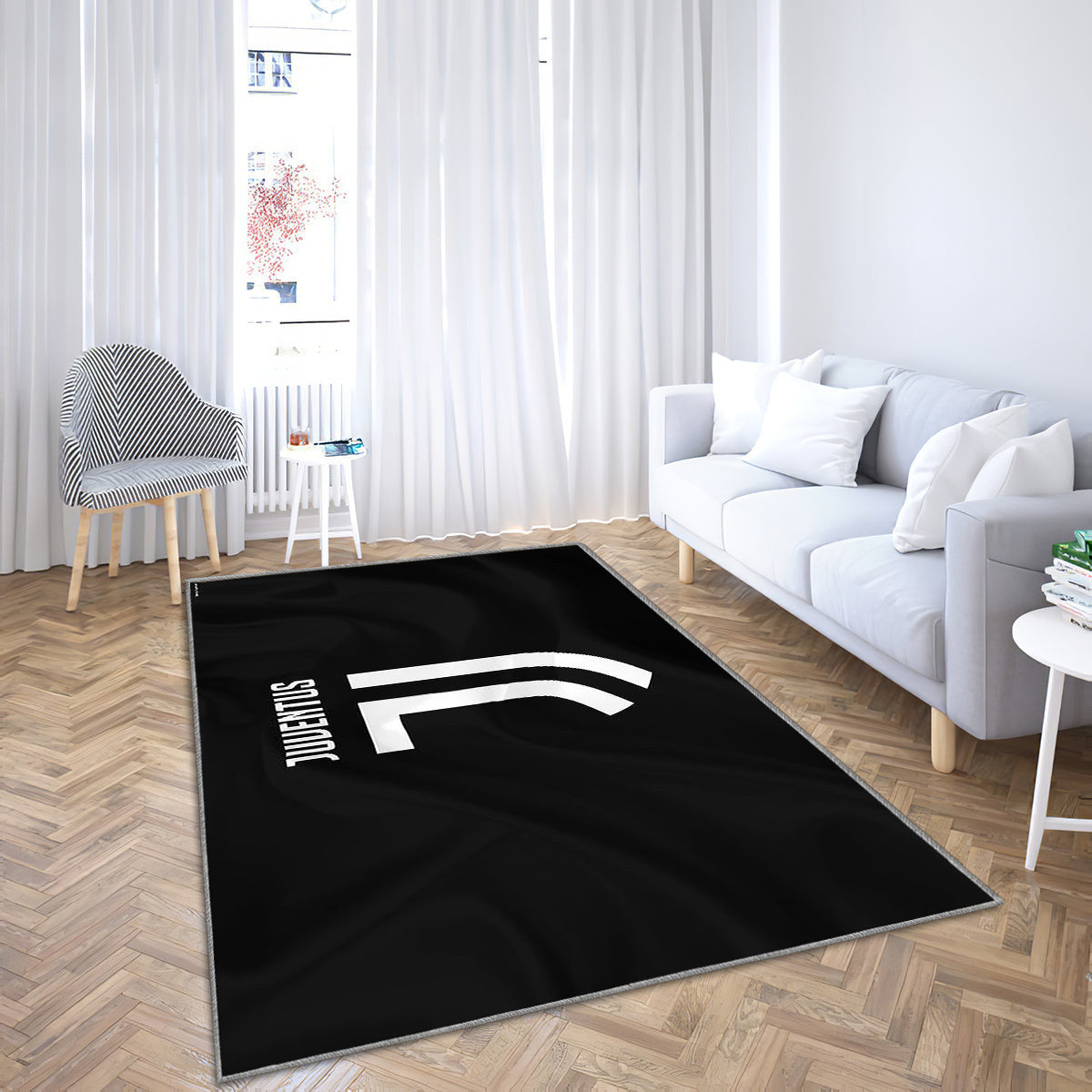 Juventus New Logo Teppich, Teppiche - 2017 Outdoor Teppich, Teppich Wohnzimmer, Küchenteppich, Kinderzimmer, Modern