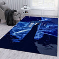 Crazy Blue Teppich, Teppiche - Outdoor Teppich, Teppich Wohnzimmer, Küchenteppich, Kinderzimmer, Modern