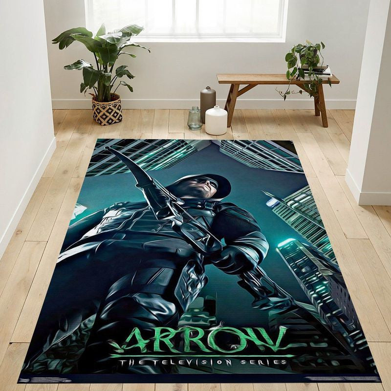 Dc Comics Tv Arrow Key Art Teppich, Teppiche - Outdoor Teppich, Teppich Wohnzimmer, Küchenteppich, Kinderzimmer, Modern