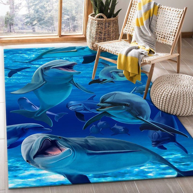 Dolphin Iii Teppich, Teppiche - Outdoor Teppich, Teppich Wohnzimmer, Küchenteppich, Kinderzimmer, Modern