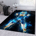 Anime Vegeta Ultra Instinc Teppich, Teppiche - Outdoor Teppich, Teppich Wohnzimmer, Küchenteppich, Kinderzimmer, Modern