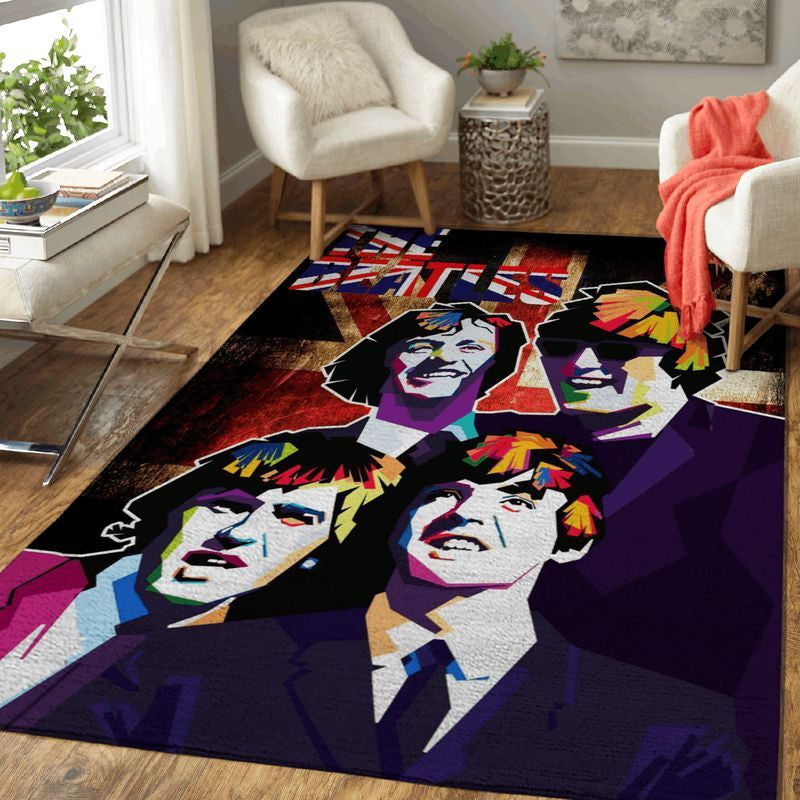 Beatles Let It Be Art Teppich, Teppiche - Outdoor Teppich, Teppich Wohnzimmer, Küchenteppich, Kinderzimmer, Modern
