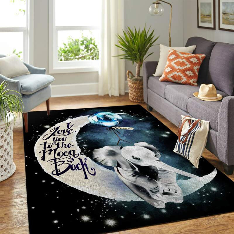 Baby Elefant Teppich, Teppiche - Outdoor Teppich, Teppich Wohnzimmer, Küchenteppich, Kinderzimmer, Modern